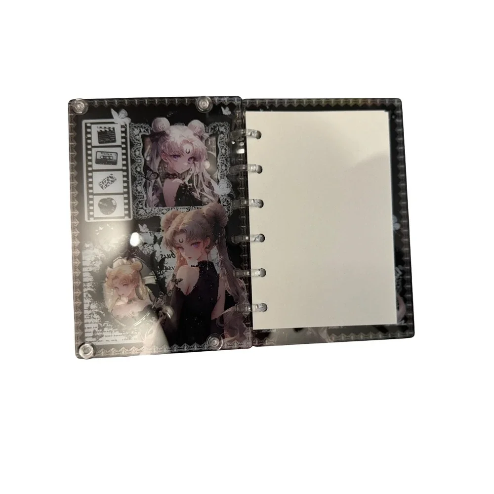 Sailor Moon A7 Shaker Notebook Gothic 6 Ring Binder Journal